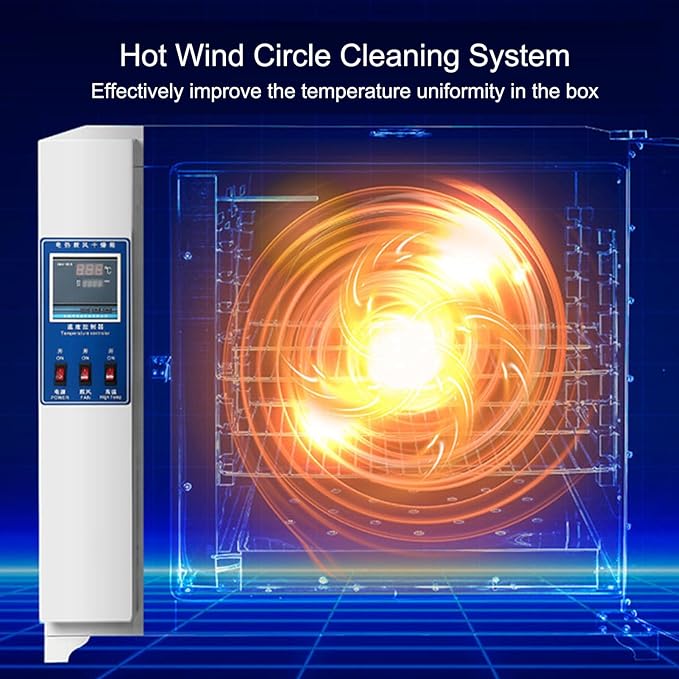 Generic Laboratory Drying OvenDigital Display Forced Air Convection Oven for Constant Temperature Drying of Electronic Components and Seeds(42L)