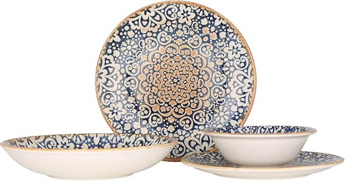 Dinnerware Set (Large) - Alhambra - 24 pieces - 6 Persons - Porcelain