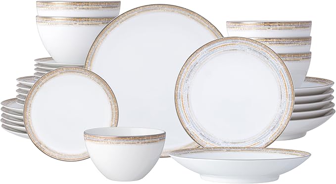 Noritake Raylan 30-Piece Dinnerware Set Service for 6