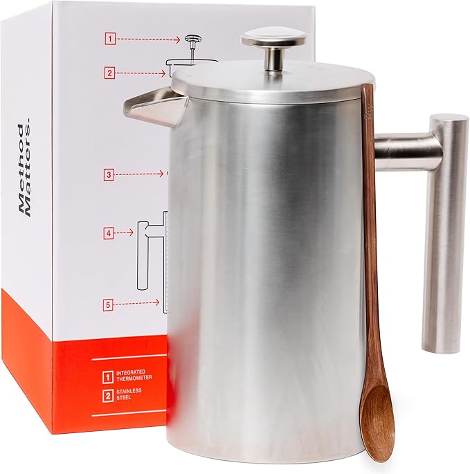 Barista Warrior French Press Coffee Maker &amp Gooseneck Kettle