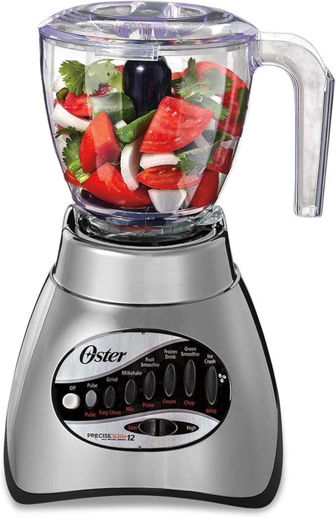 Oster Core 16-Speed Blender with Glass Jar Black 006878. Brushed Chrome &amp Blender 6-Cup Glass Jar Lid Black and clear