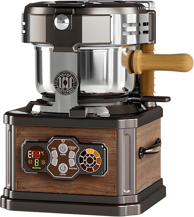 Coffee MakerDrip Coffee Maker w/Raw Wood Appearance DesignCoffee Concentration is OptionalTea Washing FunctionAdjustable Water Temperature (Coffee Bean Roaster)
