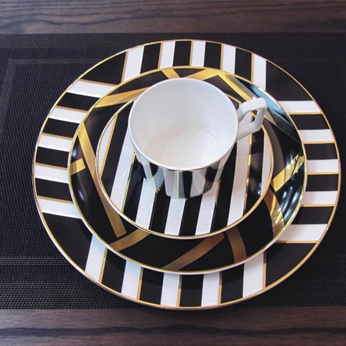 24 piece porcelain dinnerware sets bone china dinnerware set for 6 dishes set for hotel family gathering banquet wedding home use