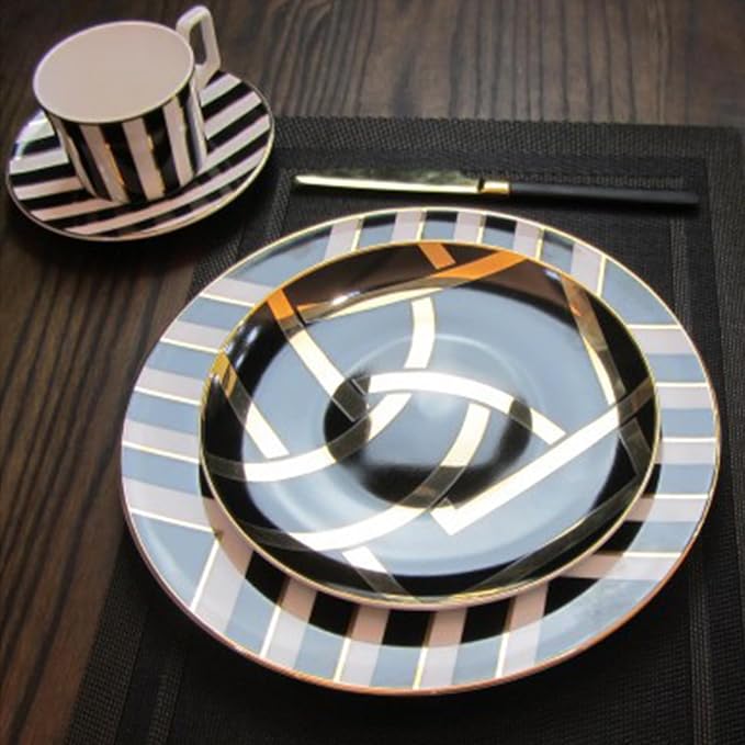 24 piece porcelain dinnerware sets bone china dinnerware set for 6 dishes set for hotel family gathering banquet wedding home use