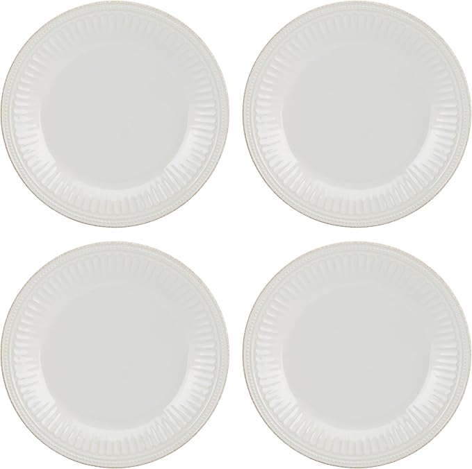 Lenox 899195 French Perle Groove 18-Piece Dinnerware Set Service For 6