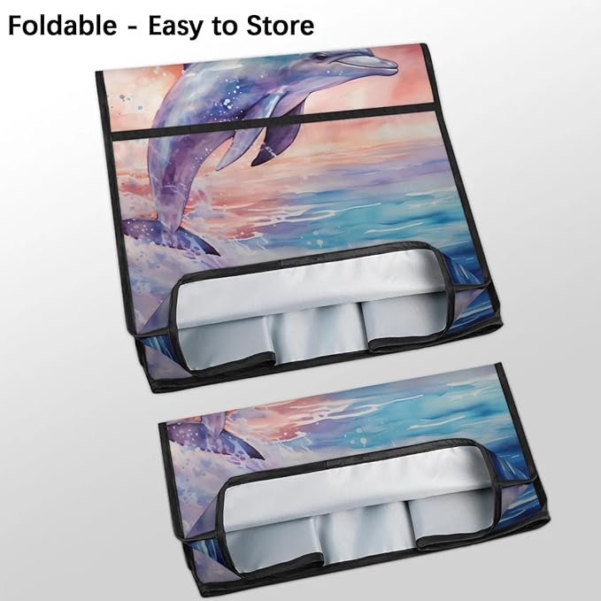 cfpolar Kitchen Aid Mixer Cover Compatible with 6-8 Quarts Animals Dolphin Ocean Stand Mixer Cover Kitchen Aid Mixers Accessories Appliance Organizer Bag Dust Covers with Zipper Pocket