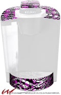 Decal Style Vinyl Skin compatible with Keurig K40 Elite Coffee Makers Zebra Pink Skulls (COFFEE MAKER NOT INCLUDED)