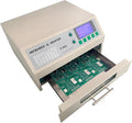 1500w Reflow Oven IR Convection Oven with PC Connectivity 8 Pre-Set Waves 350°C Drawer Style for SMT PCB LED Board Soldering