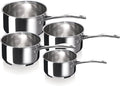 Beka Cookware Chef 4 Piece Stainless Steel Saucepan Set 44.5 x 24.5 x 15 cm Silver