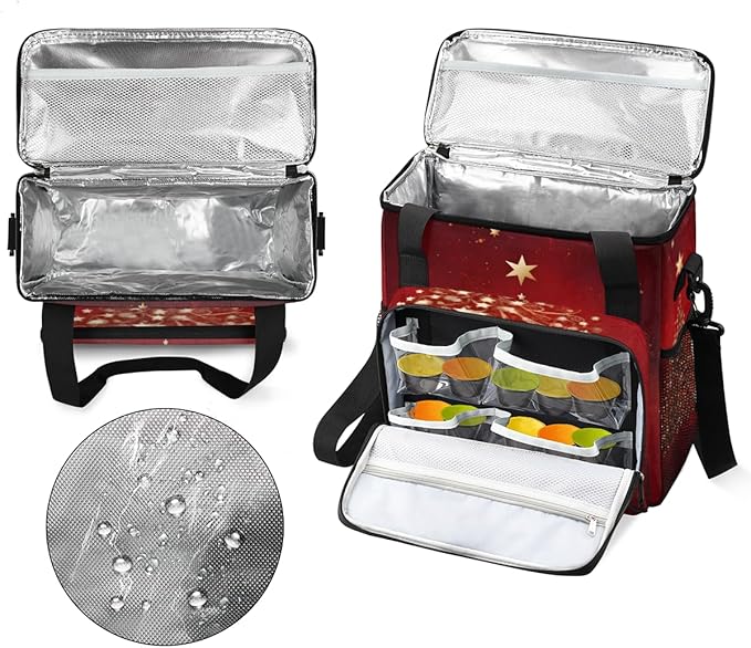 Christmas Tree Coffee Maker Carrying Bag Bright Tree Travel Storage Bag Compatible with K-Mini or K-Mini Plus Single Serve Coffee Brewer Carrying Case with Multiple Pockets &amp Shoulder Strap