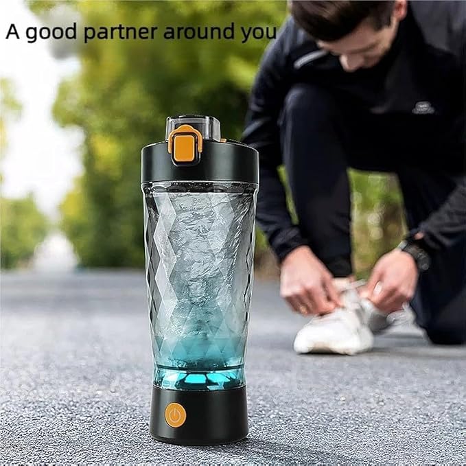 ProBlend One-Touch Electric Shaker - Portable Protein Blender Cup USB Rechargeable 22oz Smooth Mixing for Gym Weight Loss Includes Powder Box (Pink)