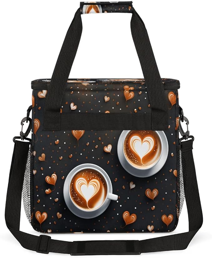 Funny Coffee Coffee Maker Carrying Bag for Keurig K-Mini or K-Mini Plus Storage Portable Coffee Maker Travel Bag