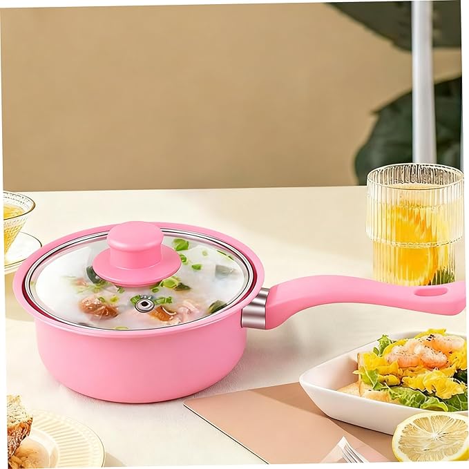 Cast Iron Pots and Pans Set 13Pcs Non Stick Cute Cookware Set Includes Lids Induction Cookware with Comfort Handle PFOA Free| Pan