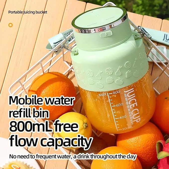 Travel USB 1000mAh Battery 700ml Portable Juicer with Ice Crush for Outdoor Office Protein Shakes Travel Blender Cup