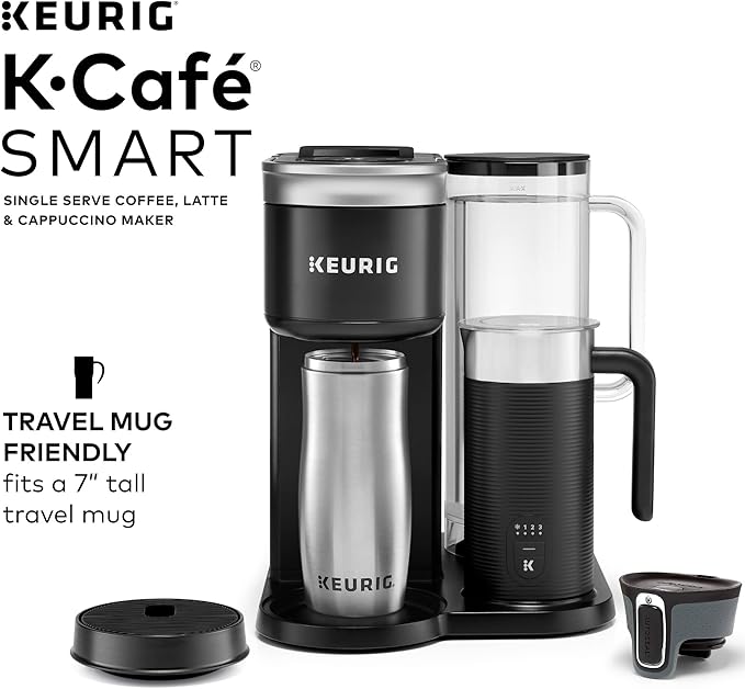 Keurig K-Cafe Essentials Single Serve K-Cup Pod Coffee Maker Black