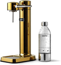 Aarke Carbonator lll Sparkling &amp Carbonation Water Machine Stainless Steel with PET BPA-Free Reusable Bottle Volume 1L/34 fl oz (Gold)