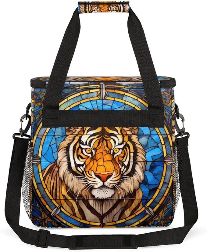 Coffee Maker Carrying Bag Glass Tiger Single Cup Coffee Maker Travel Bag Compatible with Keurig K-Mini or K-Mini Plus Portable Storage Bag with Shoulder StrapAZ-189