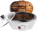 Electric Coffee Bean Roaster for Home Use 1.1lb Upgraded Coffee Roaster 800W Commercial Coffee Bean Roaster Machine Temperature Control (0-240℃) for Beginner Stovetop Countertop Mount