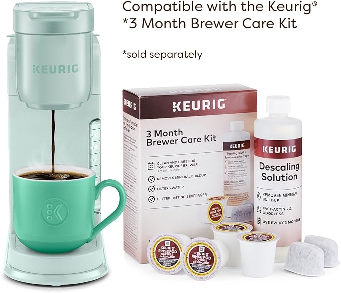 Keurig K-Express Single Serve K-Cup Pod Coffee Maker 3 Brew Sizes Strong Button Feature 42oz Removable Reservoir Mint