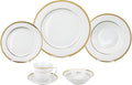 Lorren Home Trends LH431 Dinnerware Gold