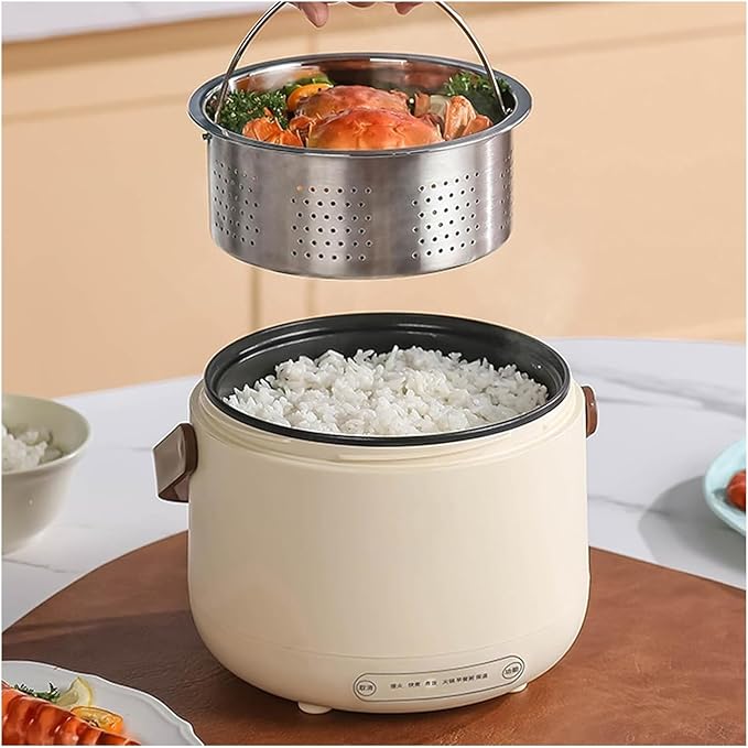 Mini Rice Cooker Commercial Rice Cooker Multi-Functional 1.7L Cooking Rice Cooker/Reservation Function/Non-Stick Inner Pot/for 1-3 People