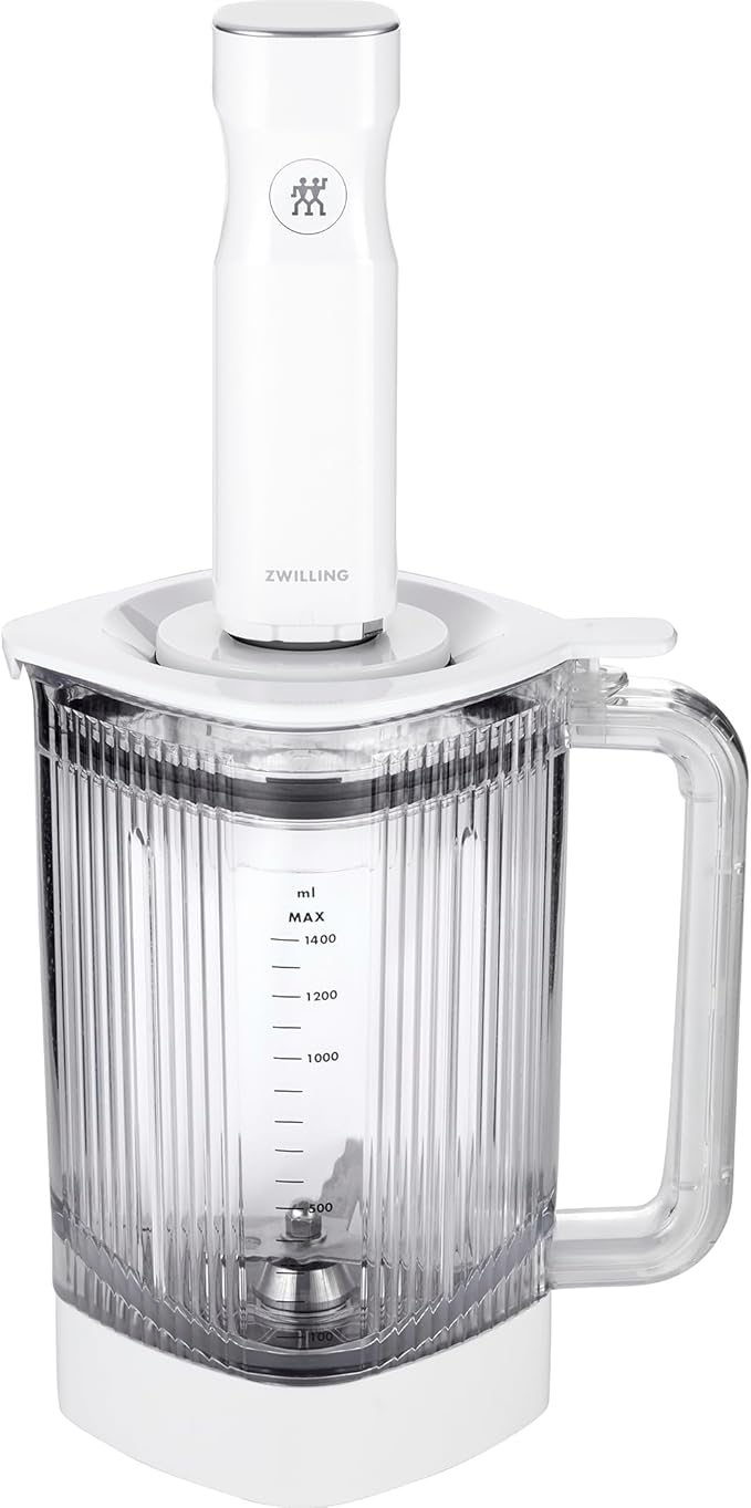 ZWILLING Enfinigy 48-oz Power Blender Jar with Cross Blade and Vacuum Lid - White