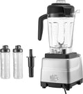 Happybuy Professional 1400W Blender for Smoothies 85 oz Capacity Multi-Functional Kitchen Blender with 2 Travel Cups Ideal for Smoothies Milkshakes and Juices