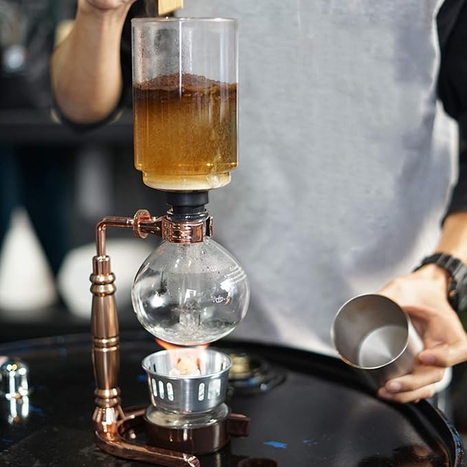 Style Siphon Coffee MakerSyphon Coffee PotResistant GlassTea Siphon PotSiphon Artisanal Coffee MachineCoffee Machine Filter for Home Kitchen Use5
