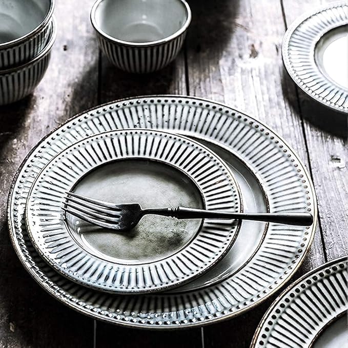 Dinnerware Set Dinnerware Sets 38-Piece Dinnerware Sets Chip Resistant Dishwasher Safe Fine Porcelain Plate And Bowl Sets For 4 5 6 People