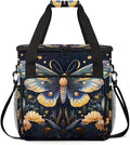 Gothic Butterfly Coffee Maker Carrying Bag Dreamy Butterfly Travel Storage Bag Compatible with K-Mini or K-Mini Plus Single Serve Coffee Brewer Carrying Case with Multiple Pockets &amp Shoulder Str