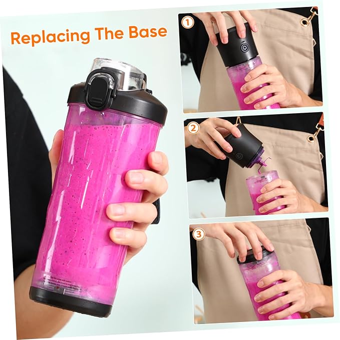 Juicer Compact Fruit Mixer with Flap Top Design for Quick Juicing for Travel Gym Office and Home Use Lightweight and Easy to Operate