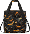 Magical Bat Coffee Maker Carrying Bag Halloween Bat Travel Storage Bag Compatible with K-Mini or K-Mini Plus Single Serve Coffee Brewer Carrying Case with Multiple Pockets &amp Shoulder Strap