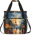 Paris Eiffel Tower Sunset Coffee Maker Travel Bag for K-Mini or K-Mini Plus Single Serve Coffee Brewer Portable Storage Tote Case for Tarvel