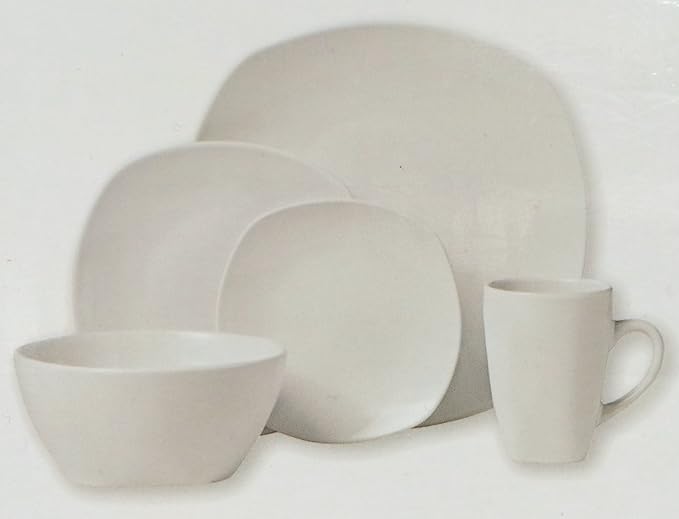 Mikasa Alsace Porcelain 20 Piece Dinnerware Set (Taupe)