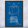 Radiant Control Toaster Patent Framed Print (12x18) Kitchen Art Cooking Gift Toaster Blueprint Restaurant Decor Culinary Gift