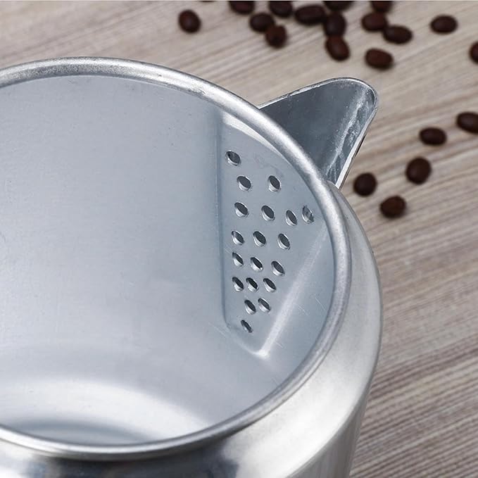 Aluminium Alloy Teapot Stove Top Coffee Percolator with Lid Non Drip Spout Compact Coffee Maker Pot 3L Milk Tea Pot for Home Outdoor