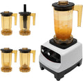Tea Brewing Machine Smoothie maker Professional Countertop Blender Shaker Machine Cream Milk Food Mixe with 4 Cups1800W