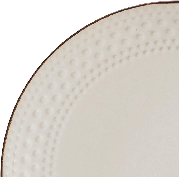 Pfaltzgraff Janelle 12 Piece Dinnerware Set Service for 4 Cream