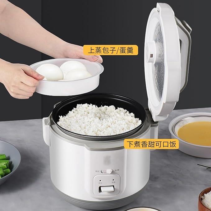 GRFIT Electric Rice Cooker 3L Household Small Rice Cooker Mini Steam Rice Cooker Dormitory 1-3 People Steam Cooker