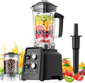 Blender 1800W Blender with Grinder - 6-Blade Professional Smoothie Blenders for Kitchen Crushes Ice Self-Cleaning 68oz &amp 20oz Jars Dishwasher Safe for Baby Food Nut Butter