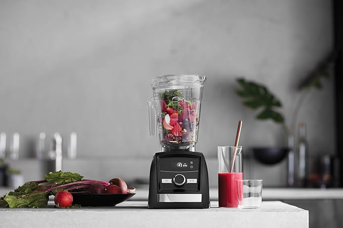 Vitamix A3300 Ascent Series Smart Blender Professional-Grade 64 oz. Low-Profile Container Black Diamond (Renewed)