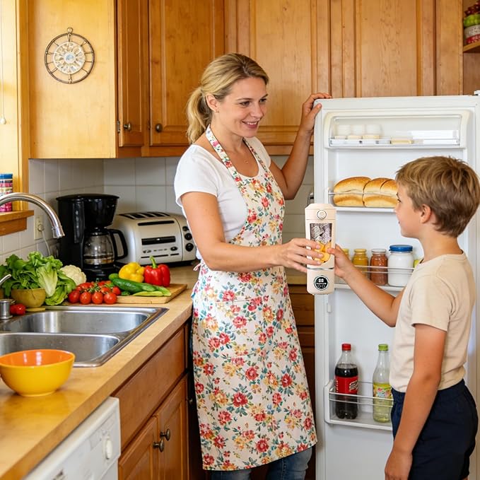 Portable Fruit Blender USB Rechargeable Mixer Electric Juice Cup High-Speed Maker Healthy Drink Blender Women Men Teens Adults Kitchen Gym Travel Dorm Apartment School Use