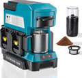 Taingwei Cordless Coffee Maker for Makita 18V Battery Portable Drip Coffee Maker with Electric Coffee Grinder for RV Camping Travel Car Hiking (Battery Not Included)