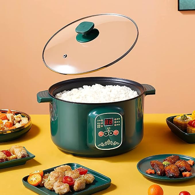 Rice Cooker Household Multifunctional All-in-one Rice Cooker/Frying Pan/Wok/Soup Pot Steam Healthy Food &amp Vegetables (B 3.6L) (A 3.6L)