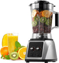Commercial Blender 2200W Smoothie Blender with 9 Gears Speed Adjustable 6L Fully Automatic Soy Milk Maker Machine with 8-Blade Nut Processor Machine Lid with Clasp for Home and Business Use