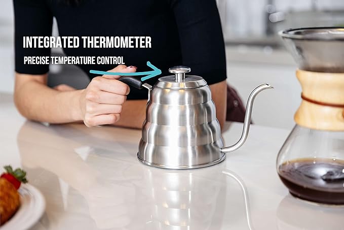 Barista Warrior French Press Coffee Maker &amp Gooseneck Kettle