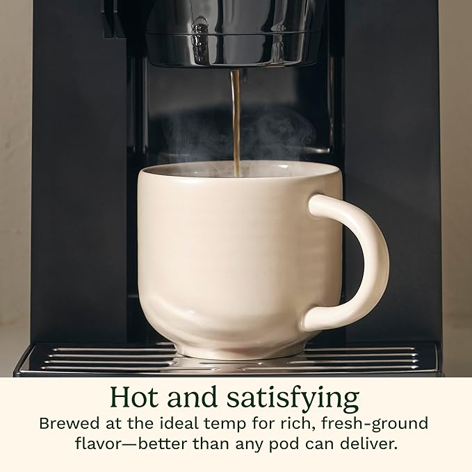 Cuisinart Coffee Maker Custom Grind and Brew Single Cup Coffee Maker 6 Cup Sizes Built-in Stainless Steel Burr Mill Adjustable Strength Grind Control and Over Ice Feature Easy Cleaning DGB-30