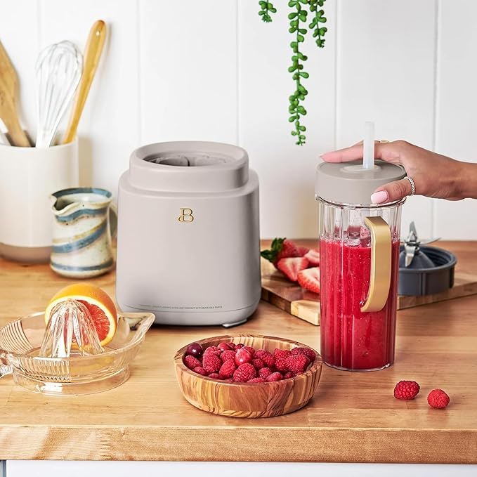 B- PowerExact Blender System High-Performance Blender with Multiple Speed Settings Powerful Motor Durable Blades &amp Large Capacity Jar Ideal for Smoothies (Porcini Taupe)