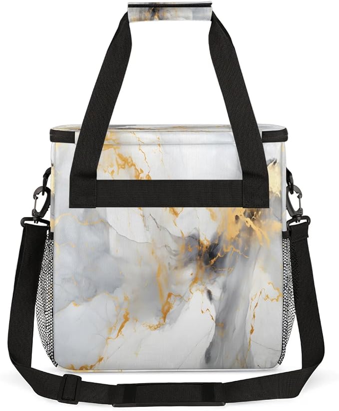 Patterns Classic Marble Coffee Maker Travel Bag for K-Mini or K-Mini Plus Single Serve Coffee Brewer Portable Storage Tote Case for Tarvel