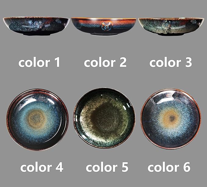39 oz Ceramic Bowl Set Salad Bowl Pasta Bowl Serving Bowl Dinner Bowl Deep/Wide Plate Microwave Oven and Dishwasher Safe Modern Porcelain Dinnerware 8.8 Inch